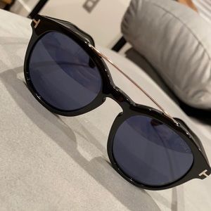 Tom Ford round aviator polarized sunglasses